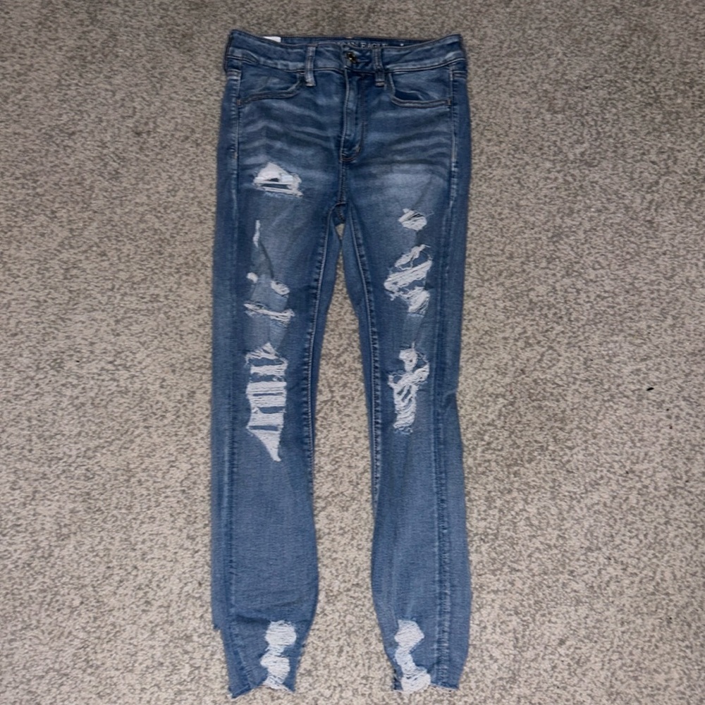 AE super stretch high rise jegging